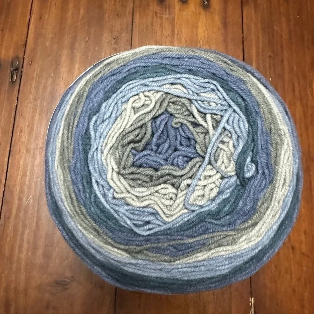 Lot of 2 Caron Big cakes , Nightberry 10.5 oz